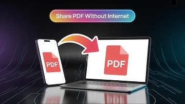 How to share PDF from Mobile to Laptop without Internet