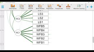 Exploratory Factor Analysis using JASP screenshot 4