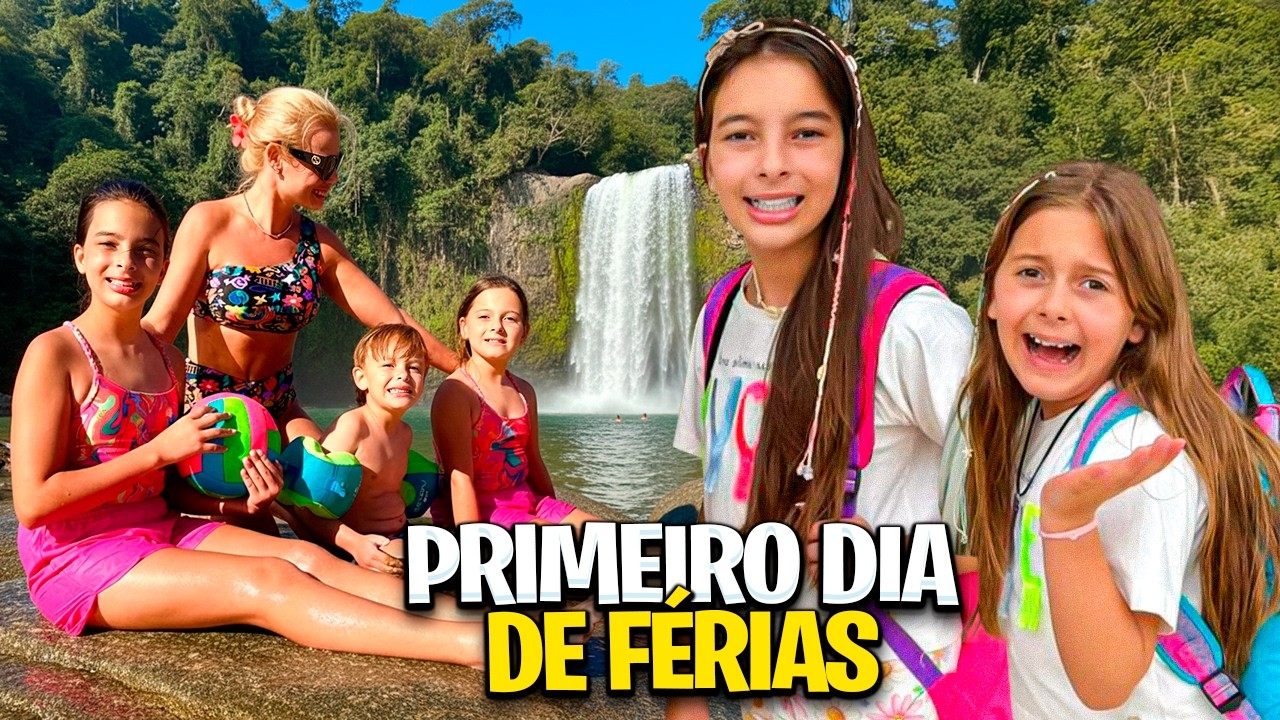 TUDO QUE FIZEMOS 24 H NO PRIMEIRO DIA DE FÉRIAS DA HELENA!