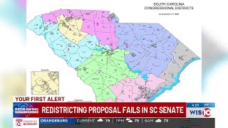 Redistricting proposal fails in SC Senate