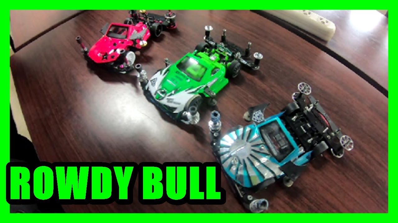 ミニ四駆　完成品　ラウディーブル　ROWDY BULL MSシャーシ Item No:187101/32 ミニ四駆REVシリーズ No.10 ミニ四駆