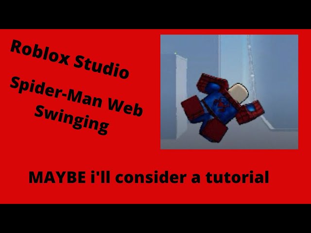 How to make web shooting in roblox studio 