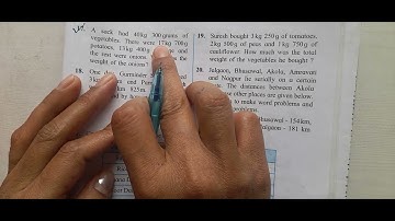 Problem set -47(example 14 to 17) Maths Std -5th Chapter 11 Problems on Measurement