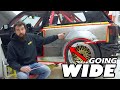 RWD V8 MK3 Golf GOES WIDE! | Pt 2 | Built by Mike | ECS Tuning