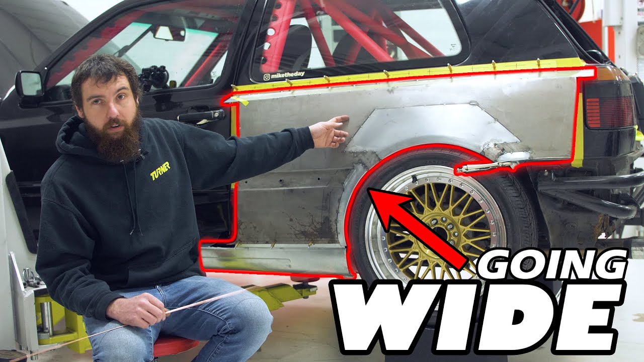RWD V8 MK3 Golf GOES WIDE! | Pt 2 | Built by Mike | ECS Tuning