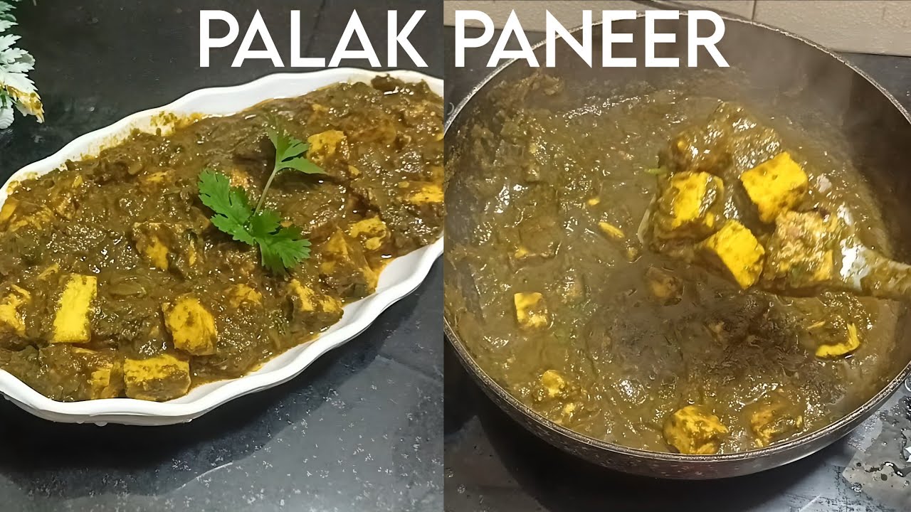 Palak paneer recipe | HOW TO MAKE EASY PALAK PANEER RECIPE | spinach paneer recipe Seema's dishe s 
