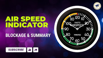 Air Speed Indicator (ASI) Blockage & Summary | Aviation Instruments | #aviation  | #studykwik