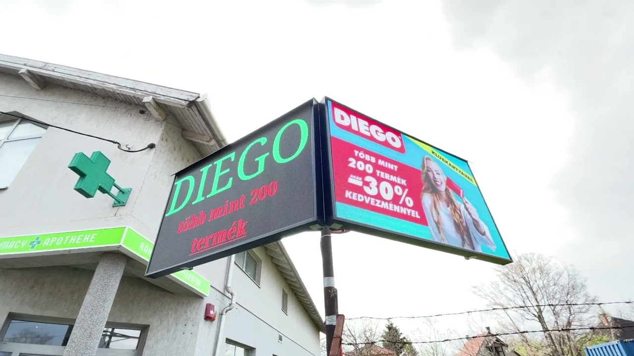 Diego & Ledtrio kültéri P5 ledfal 96*192 - 2 db V alakban