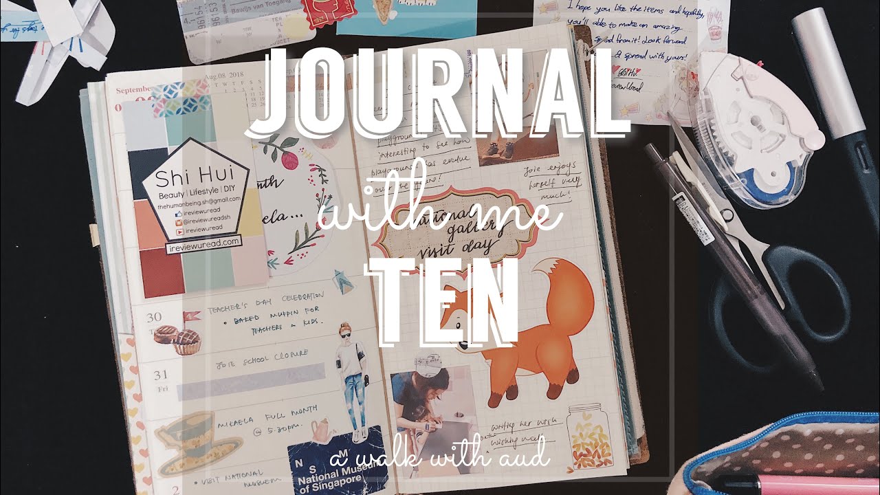 Travelers Notebook | JOURNAL WITH ME #10 | A Walk With Aud