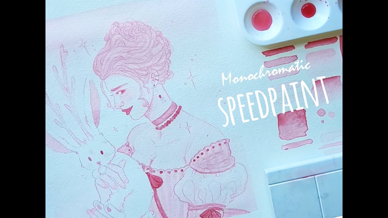 The Magician & Her Hare II Speedpaint collab w: SketchingScarlet