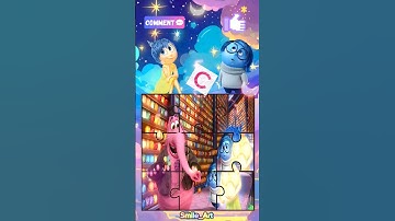 which one is correct? Insideout2 Bing Bong x JOY x SADNESS Puzzle #animation #shorts #viralvideos