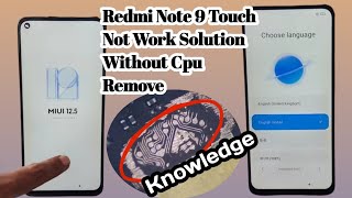 Redmi Note 9 Touch Not Working Solution Without Cpu Remove Best Solution Touch all line missing 2026