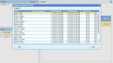Manage Assignment Access