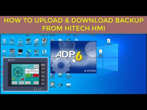 HOW TO UPLOAD AND DOWNLOAD PROGRAME FROM HITECH HMI TO PC