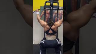 Indian female bodybuilder 😈#gymshorts #motivation #femalefitness