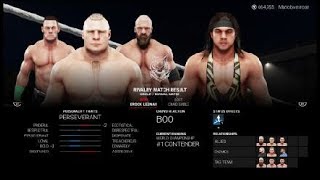 WWE 2K19 Brock Lesnar Vs Chad gable Information