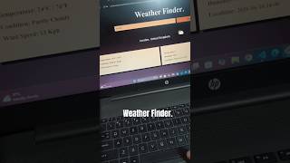 Weather Finder Application #project #weather #app