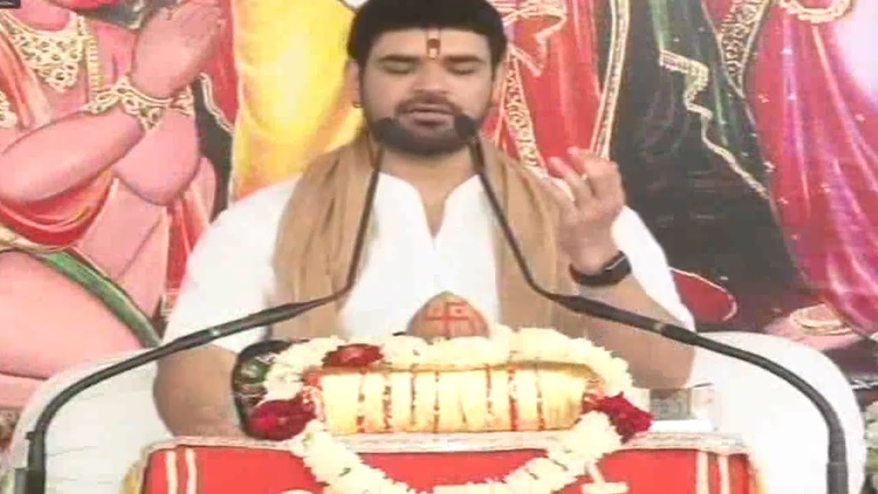 (8)day     श्री आर के पुरम बालाजी धाम, राम कथा बाय आचार्य श्री गौरव कृष्ण जी महाराज आठवां दिन