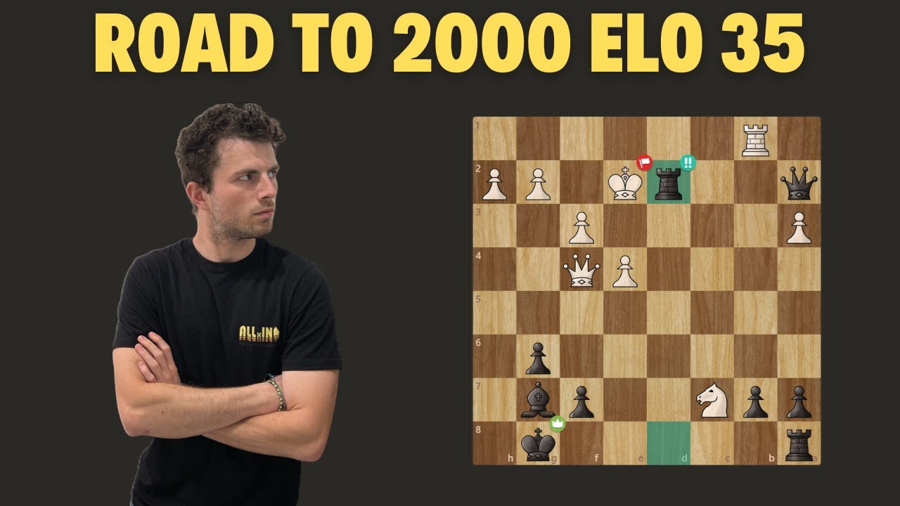 When your opponent blunders his queen but you still lose ! | road to 2000 elo 35
