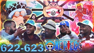 LAW FINESSES DOFLAMINGO! One Piece Ep 622/623 Reaction