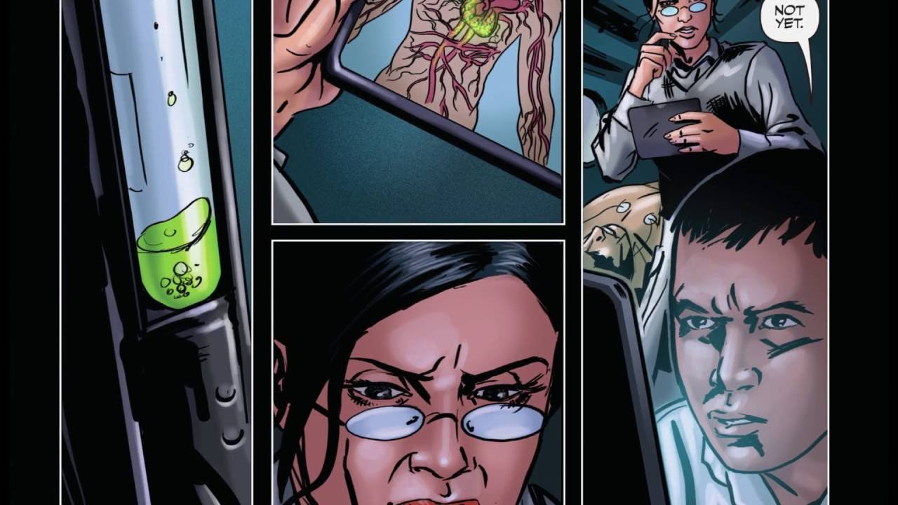 "Clinical Trials" writer from Women of Darby Pop comic book