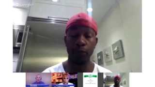 Brian Darling chats with former NFL player Wade Davis