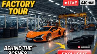 "How Lamborghini Makes Its V12 Engines &amp; Carbon Fiber Chassis | Full Factory Tour"