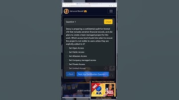 Jira ACP620 Exam Question on Team Managed Project Access Levels of Private, Public & Limited ACP120