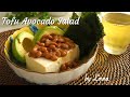 Tofu avocado salad  quick healthy delicious plus good for diet  beauty