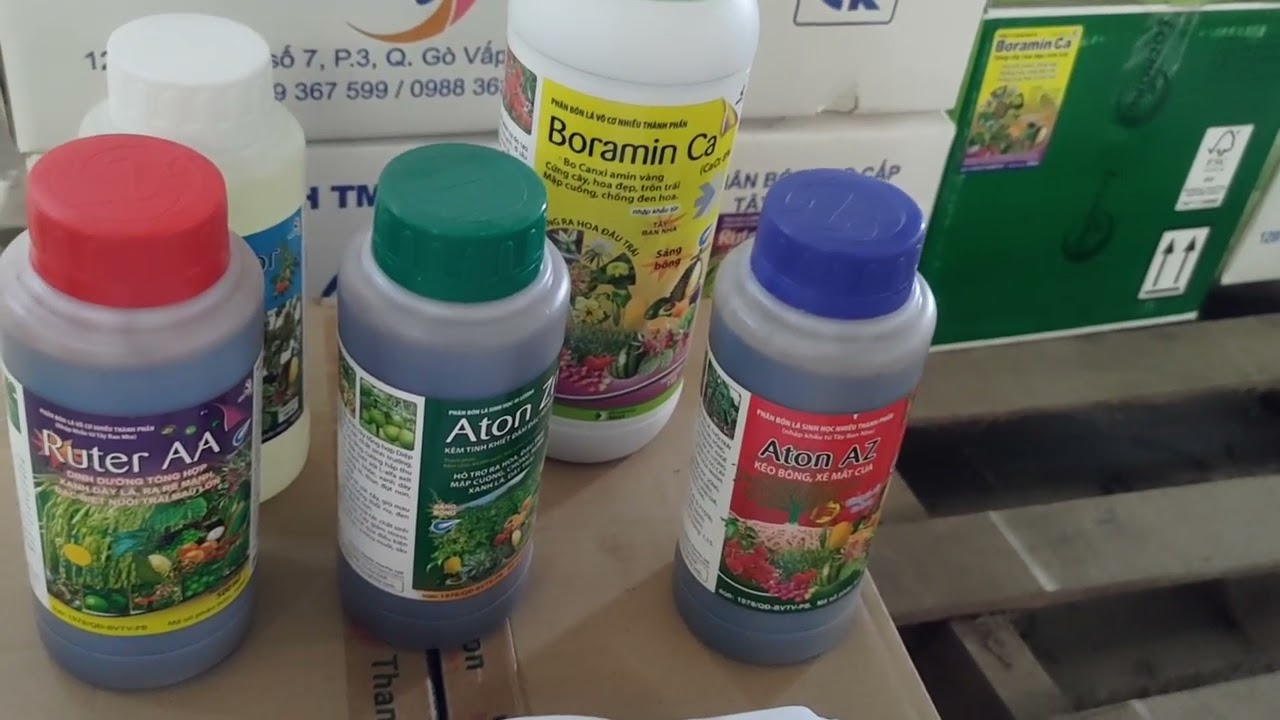 Cây nào suy khó đậu dễ rụng thì dùng bộ sản phẩm bón lá nhập khẩu tây ban nha này tăng năng xuất 