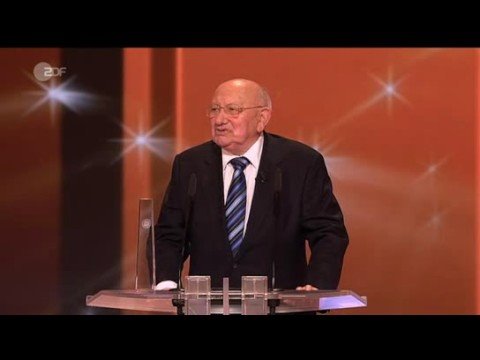 Marcel Reich-Ranicki lehnt deutschen Fernsehpreis ab (volle Lnge)