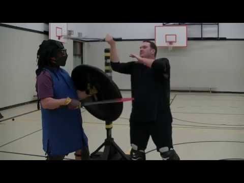 Moulinet sword fighting technique. Ulfhednar training video