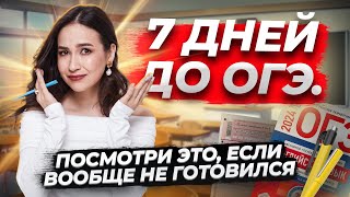 Неделя до ОГЭ: реально ли сдать без подготовки?