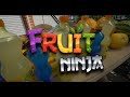 Fruit Ninja В реальной жизни  челлендж !!