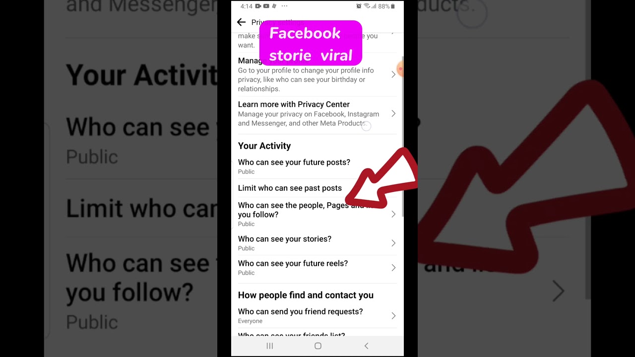 facebook story views problem solve 