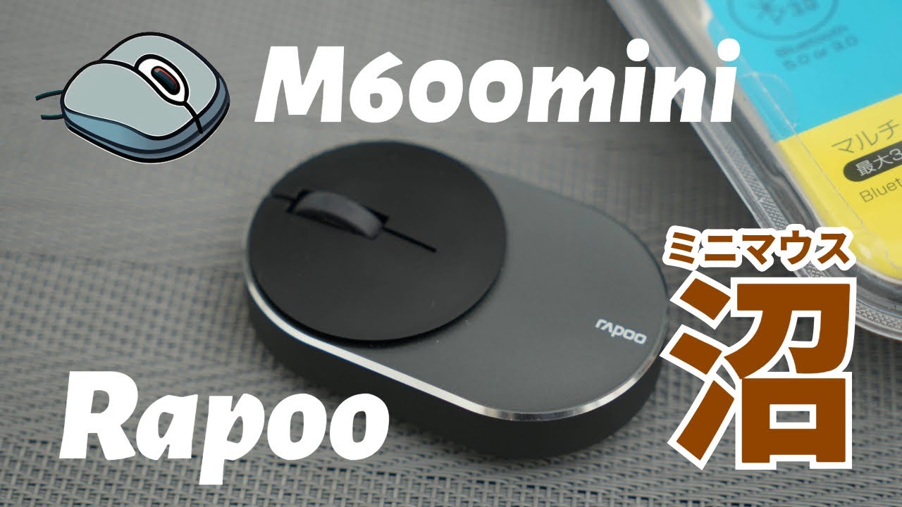 特大ミニ〜マウス ミニマウス】こんなのあったんですね！小さいのに高機能！Rapoo