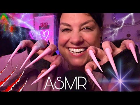 ASMR // long, sharp nails, trigger assortment, super tingly!