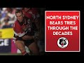 North Sydney Bears tries through the decades