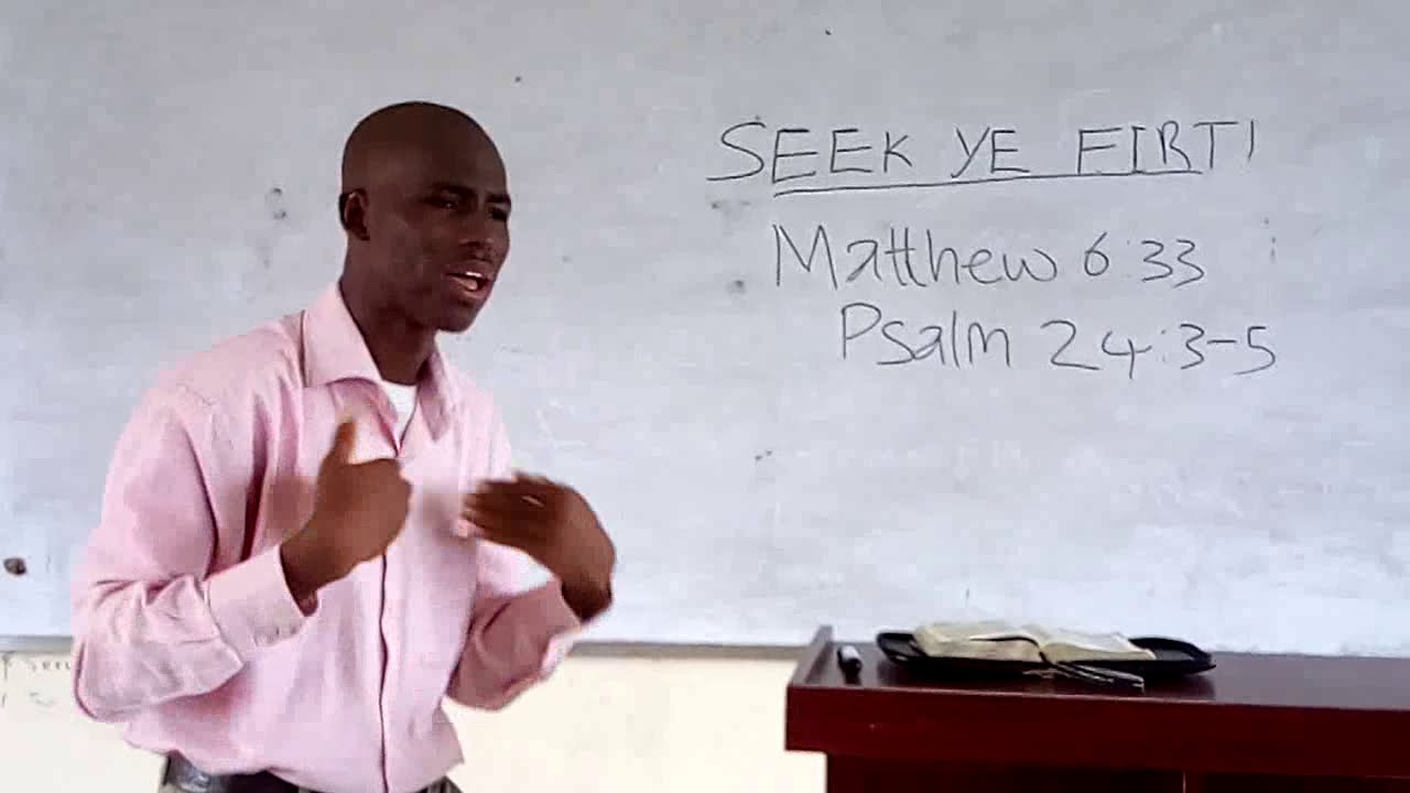 SEEK YE FIRST THE KINGDOM OF GOD AND HIS RIGHTEOUSNESS || American Sign ...
