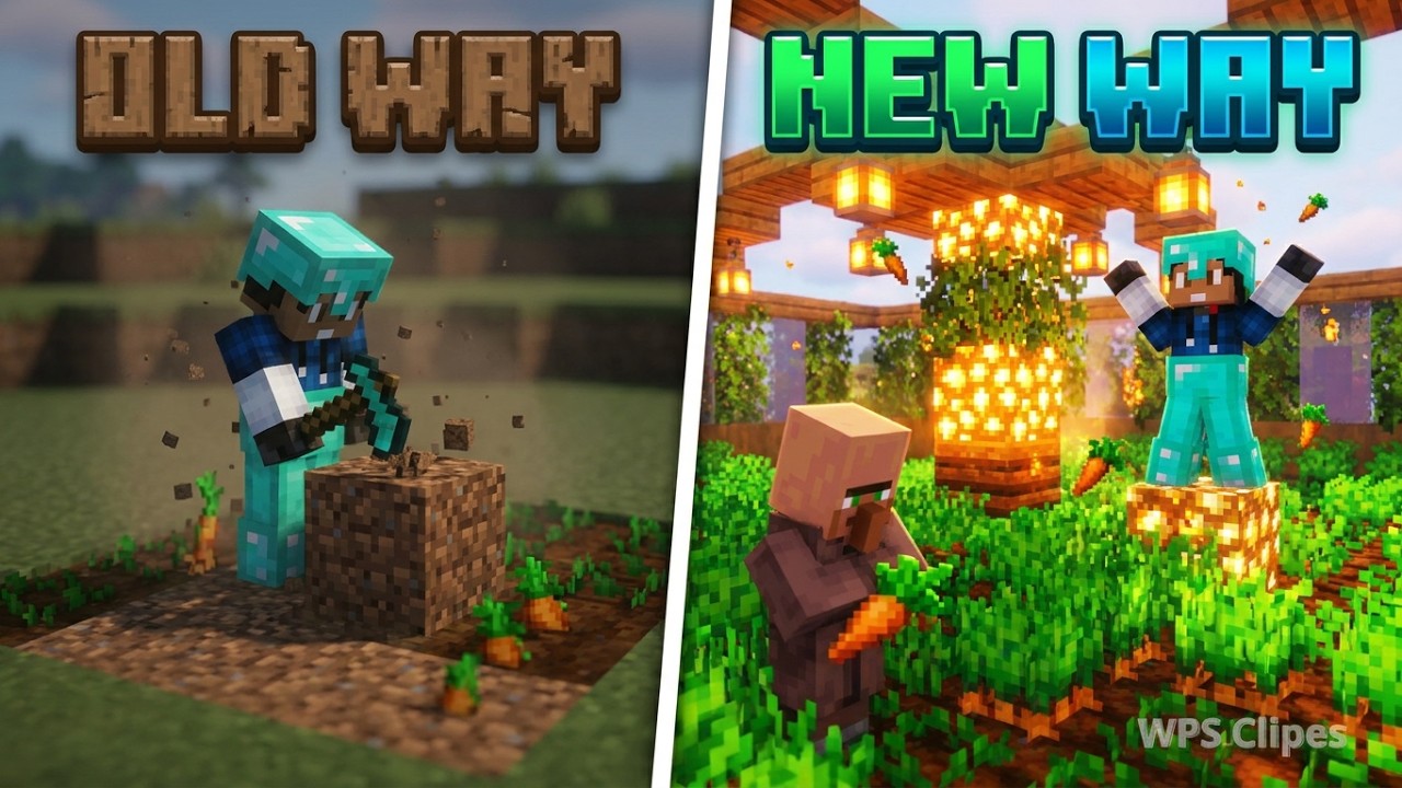 Farm de Cenoura 1.20 Como Fazer Farm de Cenoura No Minecraft Java ...
