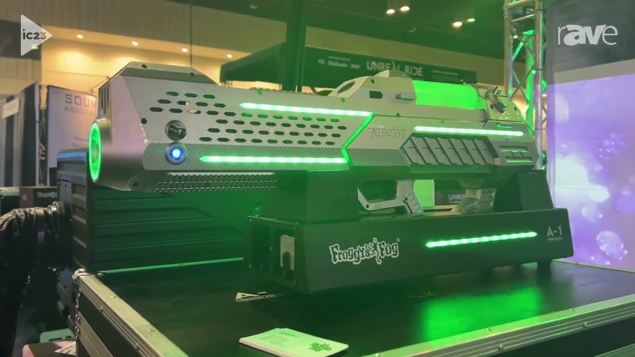 InfoComm 2023: Froggys Fog Shows Off Battery-Powered Thanos Blaster Fog Gun