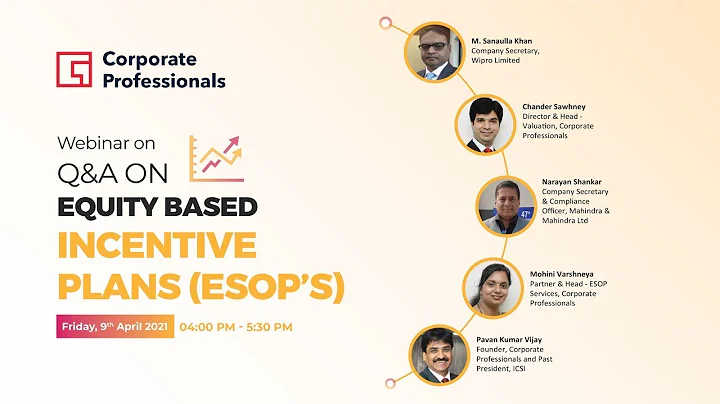 Webinar on “Q&A on Equity Based Incentive Plans (ESOPs)”