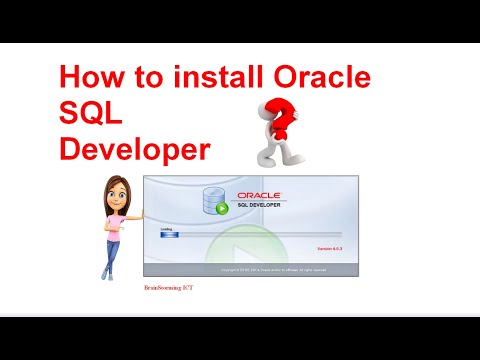 How to install oracle SQL developer