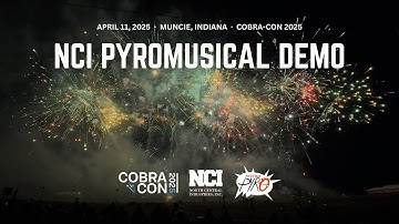 COBRA-CON 2025 | Full Pyromusical Demo by NCI | 100% 1.4G Consumer Fireworks