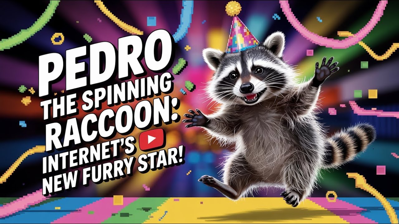 Pedro Rave Racoon Pedro the Spinning Raccoon: Internet's New Furry Star! - YouTube