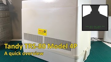 Tandy TRS 80 Model 4P | A quick overview