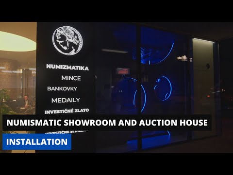 Macho & Čaplovič Showroom – LED Lighting That Reflects Precious Metals