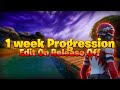 1 week progression Edit on Release Off🤩 | 240 FPS