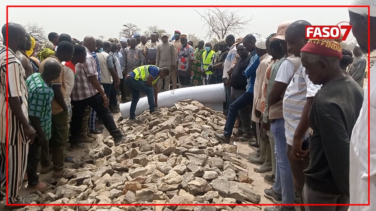 Le Commandant Ismaël Sombié sur le terrain pour évaluer l’avancement des chantiers dans le Nazinon