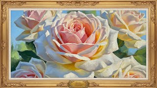 🌸 Soft Rose Bloom – Frame TV Art with Relaxing Piano Music screenshot 3